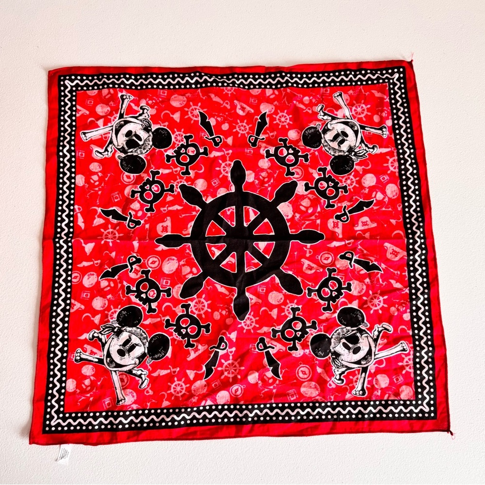 Pirate Night Mickey Disney Cruise Line Collectible Bandana x3